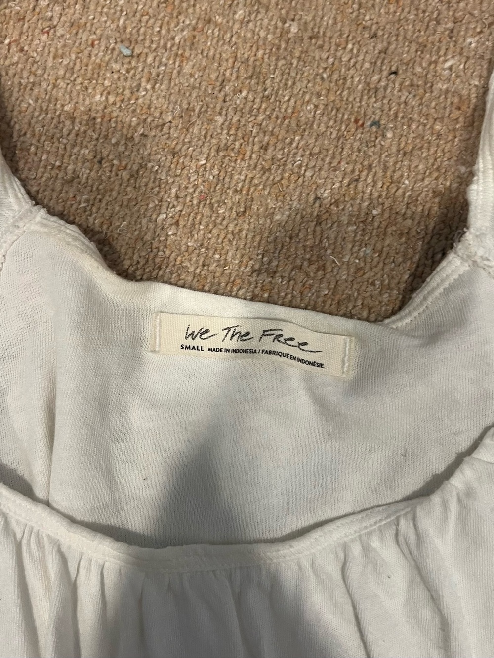 We The Free White Puff SleeveTop - Picture 2 of 4